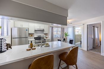 Breakfast bar at sunset winds apartments in henderson, nv 89014